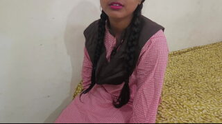Deepthroat blowjob of 19 years hindi school girl